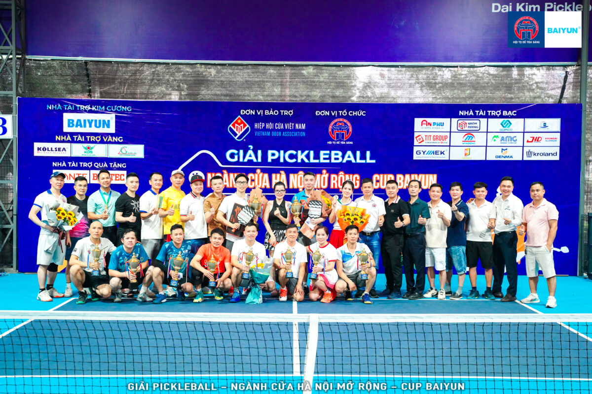 Giải Pickleball Ngành Cửa – Baiyun Cup: Kết nối – Giao lưu – Bứt phá